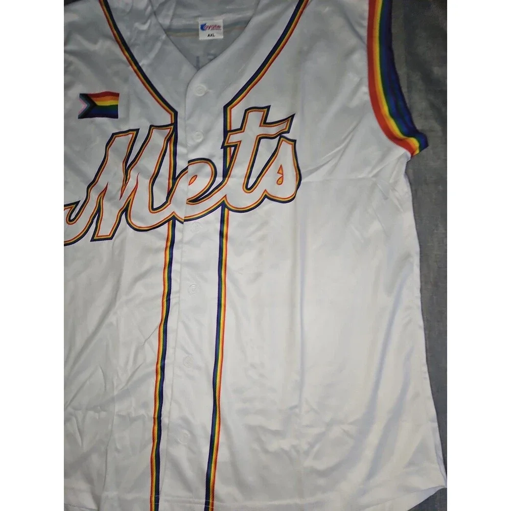 2026 JERSEY AXL SGA RAINBOW PRIDE NIGHT GAY LBGTQ NY METS NEW YORK TANK TOP